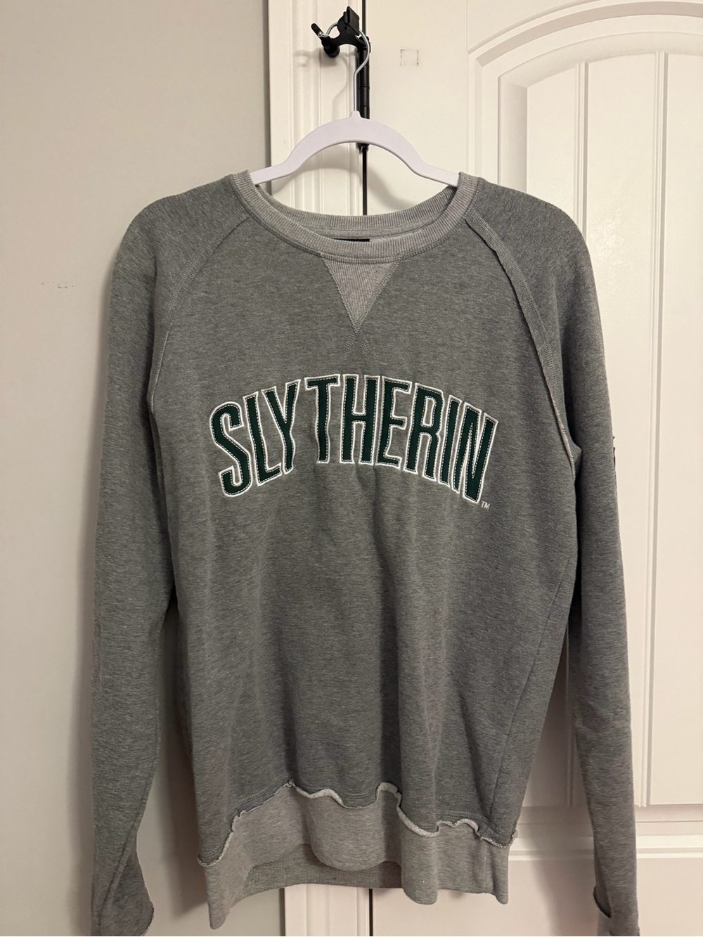 Gray Slytherin Crewneck Sweatshirt - Unbranded